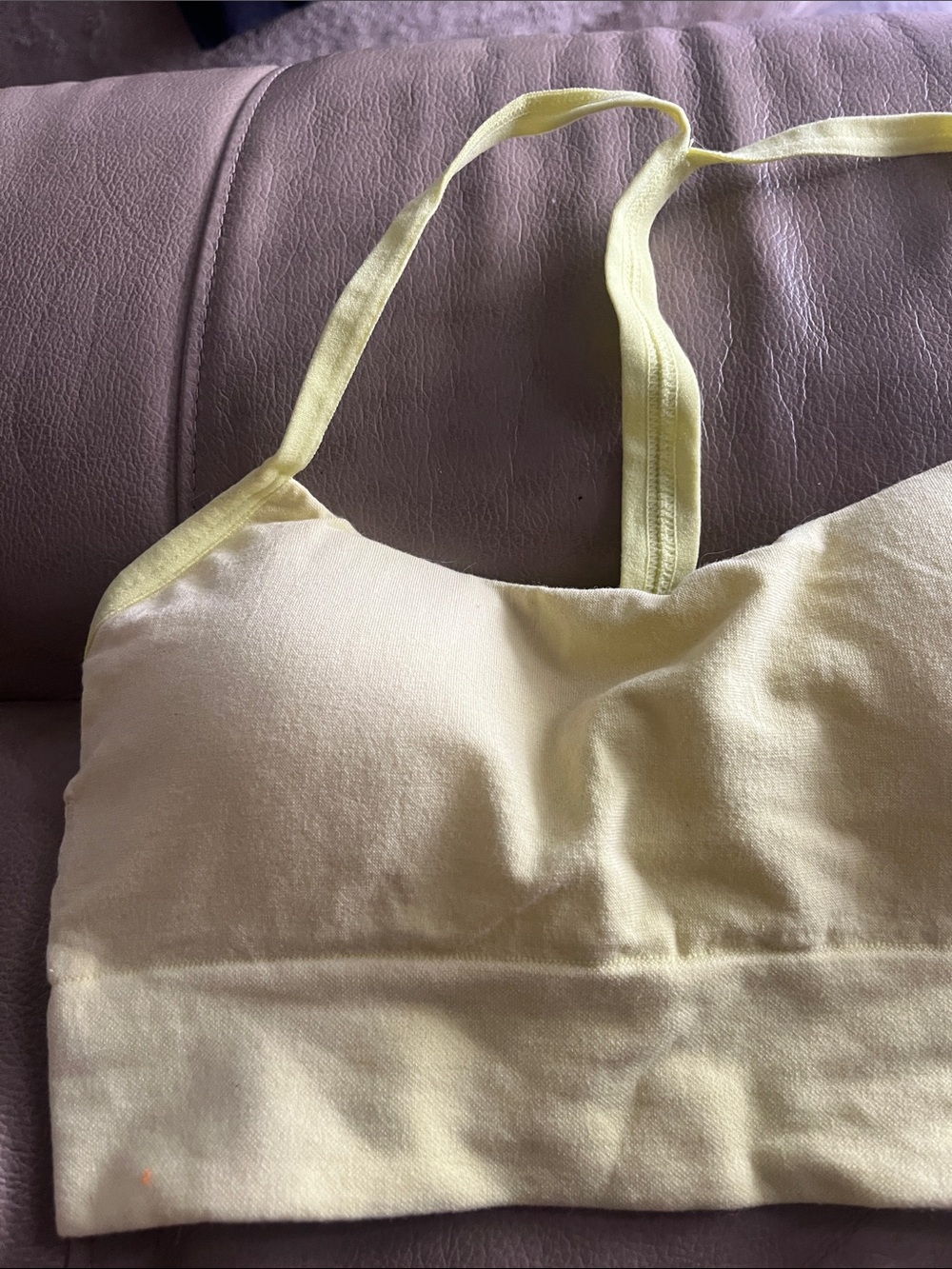 Auden Bright Lemon Seamless Bralette - Picture 5 of 7
